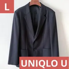 美品 UNIQLO U ユニクロ ウールブレンドジャケット 2018aw