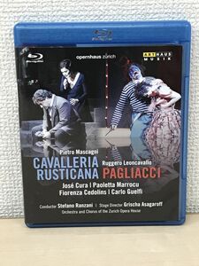 【輸入盤】CAVALLERIA RUSTICANA　PAGLIACCI　マスカーニ　歌劇　カヴァレリア・ルスティカーナ　レオンカヴァッロ【帯に破れ有／Blu-ray】