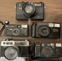 カメラ　ジャンク品　Yashica オリンパス PENTAX ポケットフジカ