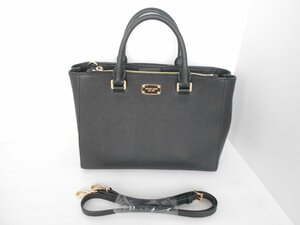 ●MICHAEL KORS マイケルコース 2WAYハンドバッグ ショルダーバッグ ブラック