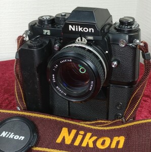 【委託品】 Nikon F3＋Ai NIKKOR 50mm f1.4 モータードライブ付き シャッターOK 速度変化有り 連写OK ニコン フィルムカメラ 1円スタート