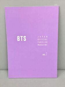 BTS JAPAN OFFICIAL ＦＡＮCLUB MAGAZINE VOL.7 2410BQO090