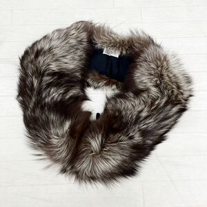 1219◎ SAGA FOX サガ フォックス 小物 ファッション ティペット リアル 毛皮 カジュアル ブラウン ホワイト レディース