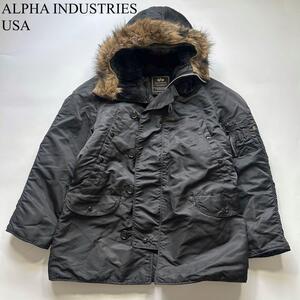 USA製 アルファ インダストリーズ ALPHA INDUSTRIES N-3B フライトジャケット ファー オーバーサイズ アメリカ製 アメカジ カジュアル