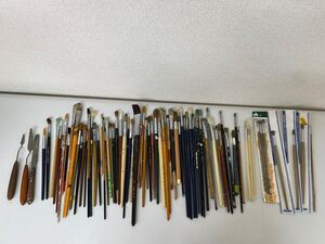 絵筆　水彩画　SASABE　ヌーベル　サクラ　ペンてる　他　大量まとめ売り　77本セット　画材道具