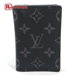 LOUIS VUITTON ルイヴィトン M61696 カードケース オーガナイザー・ドゥ ポッシュ 名刺入れ パスケース モノグラムエクリプス【中古】