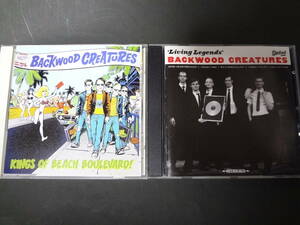 BACKWOOD CREATURES / kings of beach boulevard!, living legends CD POP PUNK queers jet bumpers the richies