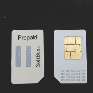 送料63円 softbank USIM 解約済み/携帯電話用 SIMカード ソフトバンク ミニSIM mini-SIM)アクティベート標準SIMガラゲーアクティベーション