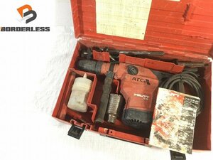 【送料無料☆彡】HILTI ヒルティ 100V 37mm コンビハンマードリル TE56-ATC 本体+パーツ+ケース 穴あけ 穿孔 89338