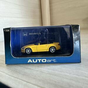 【A0255-3】未使用中古品『AUTOart 1/64 オートアート Honda S2000』 モデルミニカー トミカ レーシングカー 同梱可