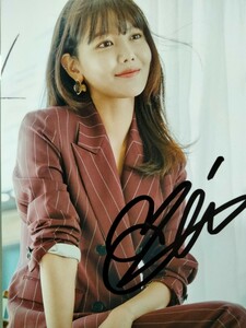 スヨン直筆サイン入り2Lサイズ写真…Choi Soo Young…少女時代…38