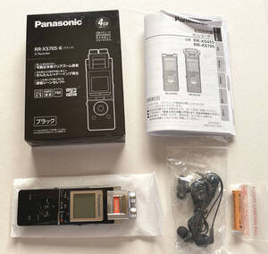 Panasonic パナソニック ICレコーダー RR-XS705-K 4GB ブラック 未使用品