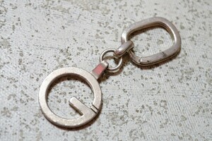 342 GUCCI/グッチ ブランド シルバー キーホルダー ヴィンテージ アクセサリー SILVER 925刻印 装飾品