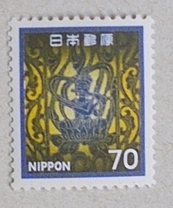 【未使用】1980年シリーズ　７０円　笛吹飛天　１枚