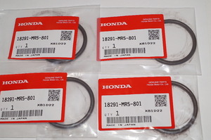 ホンダ純正部品 18293-KV3-004 マフラーガスケット 43x59 4個セット Muffler gasket Genuine parts 送料込 4X-5030 NSR250 NSR250R NSR250S