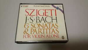 シゲティ バッハ 無伴奏ヴァイオリンのためのソナタとパルティータ 全集 2CD 送料無料