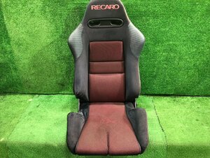 レカロ　RECARO　セミバケットシート　セミバケ　SR　ブラック　レッド　中古品(KP576-6-6-4)