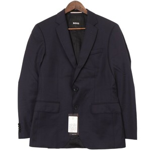 HUGO BOSS / BOSS ONE THE SU1T ヒューゴボス ウール テーラードジャケット シングルジャケット ネイビー 表記サイズ44