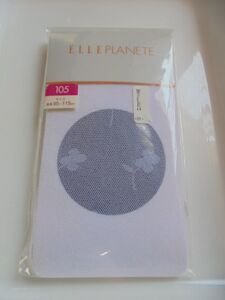 新品 ELLE PLANETE キッズタイツ 白 105②