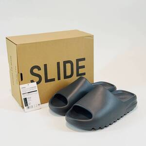 甲MJ19106　1円スタート/新品未使用品/箱付/タグ付/28.5cm/本物/アディダス イージースライド/adidas YEEZY SLIDE/ID5103/ダークオニキス