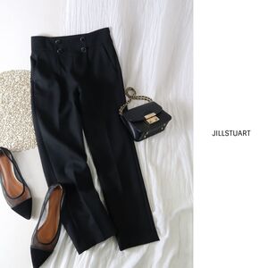 2万☆ジル スチュアート JILLSTUART☆ウール混 ダフネテーパードパンツ 2サイズ 日本製☆M-B 0240