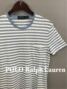 ポロ ラルフローレン POLO Ralph Lauren 半袖 シャツ ボーダー マリン メンズ S175サイズ ファッション 衣類 ～□