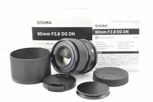 ほぼ新品★SIGMA シグマ Contemporary 90mm F2.8 DG DN ライカLマウント フルサイズ対応 望遠単焦点レンズ R1819