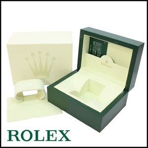 ROLEX純正BOX グリーン 小 内箱 外箱 ロレックス BOX まくら欠品