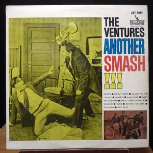 【GI131】THE VENTURES 「Another Smash (ヴェンチャーズ ヒット・アルバム)」, 62 JPN mono 赤盤/初回盤/ペラジャケ　★エレキ・インスト