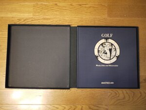 GOLF Woods,Irons and Memorabilia David Stirk著 Franco Maria Ricci 1989年5月出版　ゴルフ