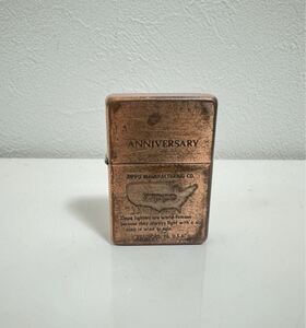 H☆ ZIPPO ジッポ ANNIVERSARY アニバーサリー オイルライター USA 喫煙具 喫煙グッズ ライター コレクション 着火未確認