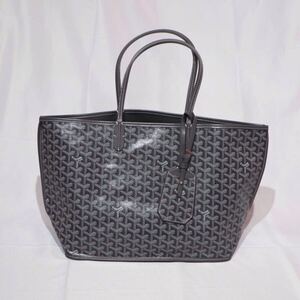 GOYARD アンジュ トートバッグ リバーシブル レザー グレー ゴヤール