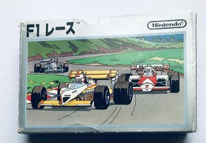 F1レース　箱・説明書付き　FC　ファミコン　F1 Race RACE 1984 Nintendo Famicom NES Used Racing Japanese Retro game Japan