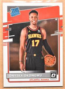 ONYEKA OKONGWU (オニエカ・オコング) 2020-21 OPTIC RATED ROOKIE ルーキー トレーディングカード 【NBA,アトランタホークス,HAWKS】