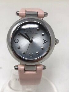 ◆MARC JACOBS マーク ジェイコブス ドッティ MJ1412 レディース 腕時計 ウォッチ 革ベルト ピンク 中古◆7994