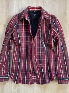 ★wjk 2Hook シワ加工チェックシャツ 厚手 定価3.5万円★junhashimoto akm tmt