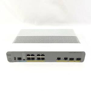 K5082461 CISCO WS-C2960CX-8TC-L V03 Switch AC付き 1点【通電ok、本体のみ】