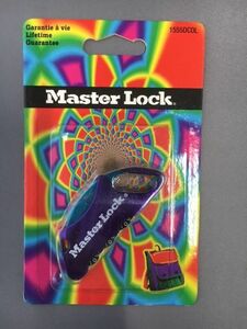 ★Master Lock 1555DCOL 3桁式ダイヤルロック　パープル　新品★