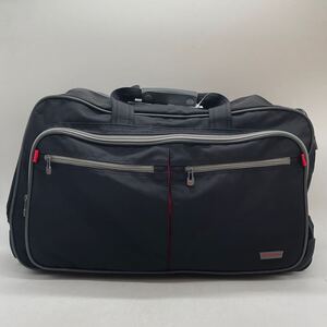 ⑫BN2195● Samsonite サムソナイト キャスター付き ボストン バッグ ショルダーバッグ キャリーケース メンズ ブラック