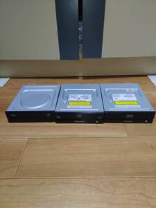 【ジャンク】Blu-ray ドライブ 1個(Pioneer BDR-S05XLB) DVD ドライブ2個(Pioneer DVR-S16XLV1・ LG GH22NP20 ) セット