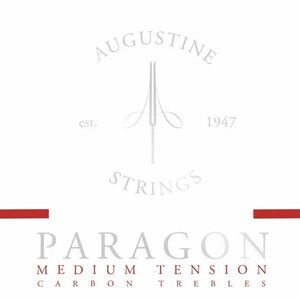 ★AUGUSTINE オーガスチン Paragon/Red Medium Tension フロロカーボン高音弦 クラシックギター弦 1セット★新品/メール便