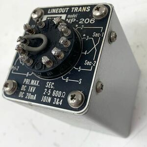 【A-1】 TANGO NP-206 LINEOUT TRANS ライントランス 出力トランス 1個 タンゴ オーディオ機器 動作未チェック 現状品 1944-20