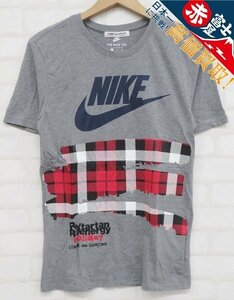8T3063【クリックポスト対応】COMME des GARCONS×NIKE 半袖Tシャツ OT-T023 AD2017 コムデギャルソン ナイキ