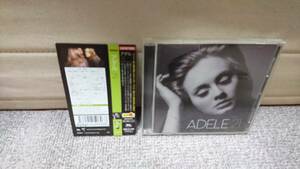 国内盤 帯あり　Adele「21」　国内盤ボーナストラックあり　日本語ライナー対訳付き