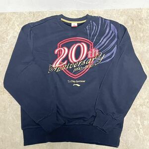 Li Ning Sportswear トレーナー XL 180/96A ネイビー系 20th Anniversary 1990-2010 (r759)