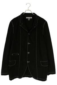 コムデギャルソンシャツ COMME des GARCONS SHIRT S25165 サイズ:X 縮絨ステッチテーラードジャケット 中古 BS99