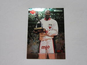 MICHAEL JORDAN　マイケル・ジョーダン　MVP　UPPER DECK mjx　1998　激レア　光沢カード　シカゴ・ブルズ