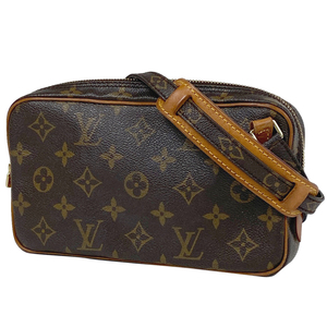 ルイ・ヴィトン Louis Vuitton ポシェット マルリー バンドリエール ショルダーバッグ モノグラム ブラウン M51828 レディース 【中古】