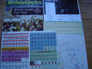 S&T301　FIRST CRUSADE　1097-99　第一次十字軍　ソリティア　ルール和訳付　未カット未使用　　