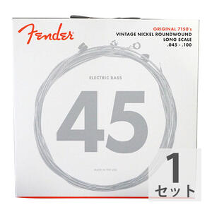 フェンダー Fender Bass Strings Pure Nickel 7150ML 45-100 エレキベース弦